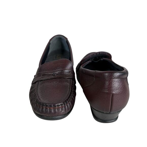 SAS Women’s Size 7 Loafers Brown Leather Comfort Moc Slip On Casual Shoes - Picture 3 of 8